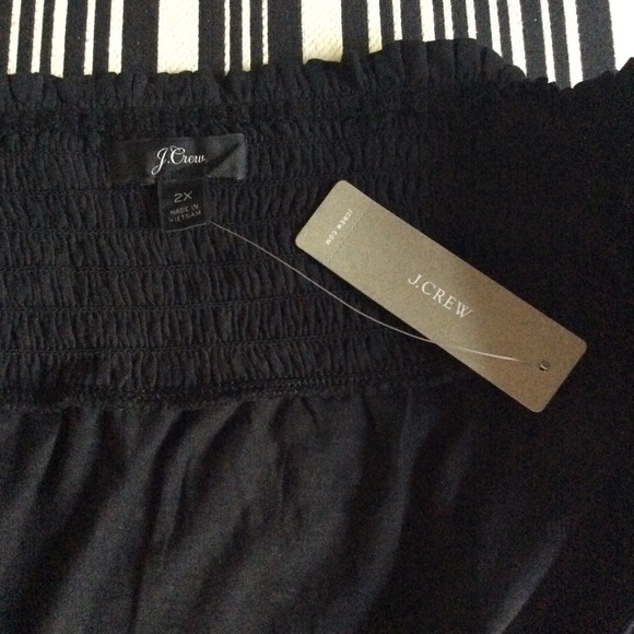 JCREW Vintage Cotton Plus Smocked-Back Tank Top 2X - Picture 6 of 6